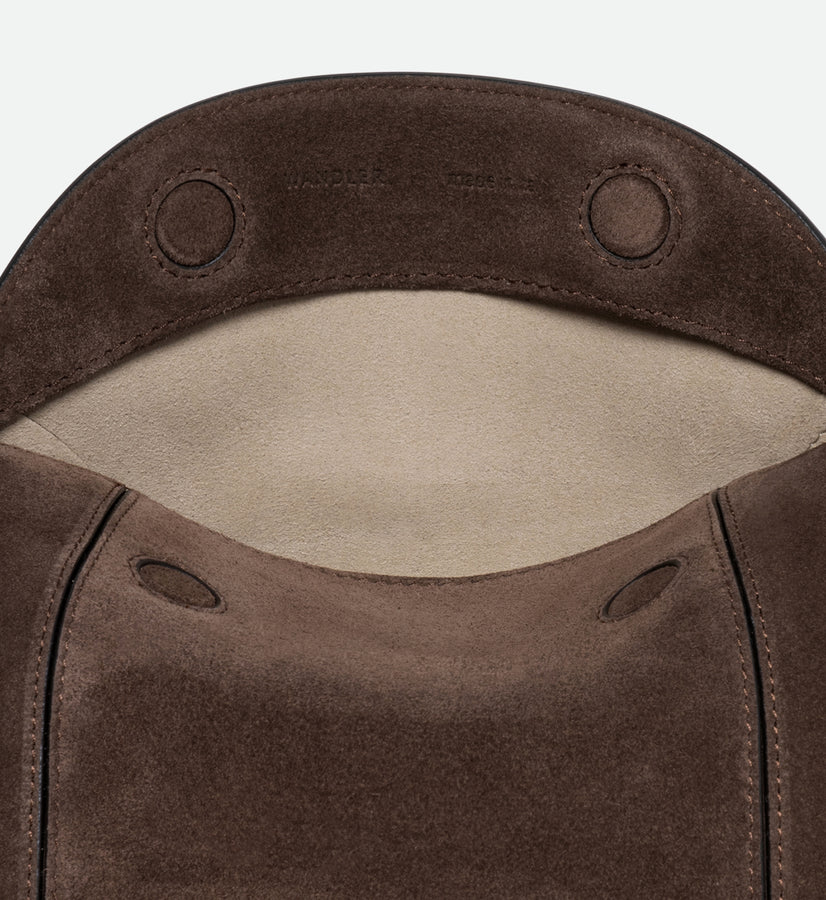Penelope Slouch Bag - Palissander Suede