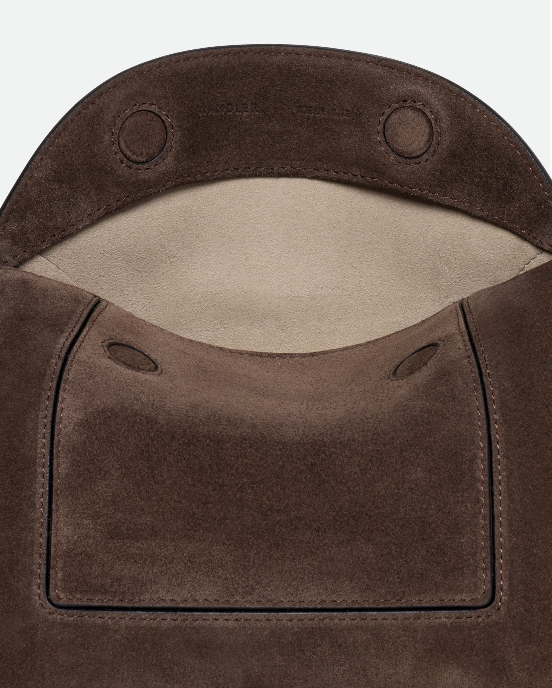 Penelope Slouch Bag - Palissander Suede