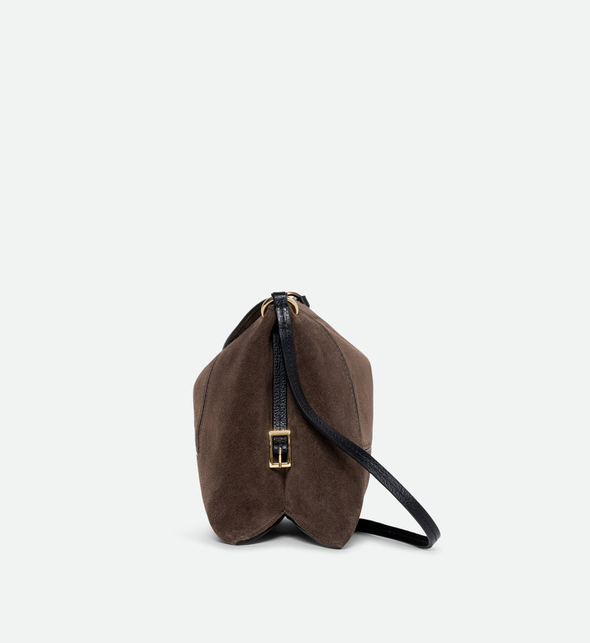 Penelope Slouch Bag - Palissander Suede