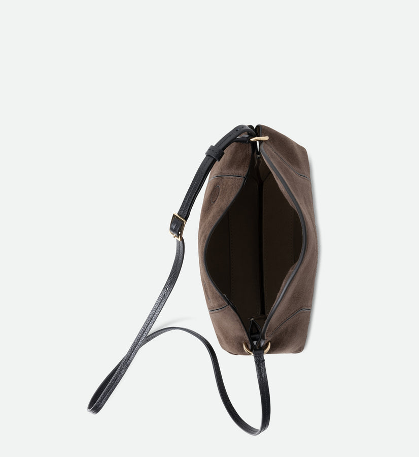 Penelope Slouch Bag - Palissander Suede
