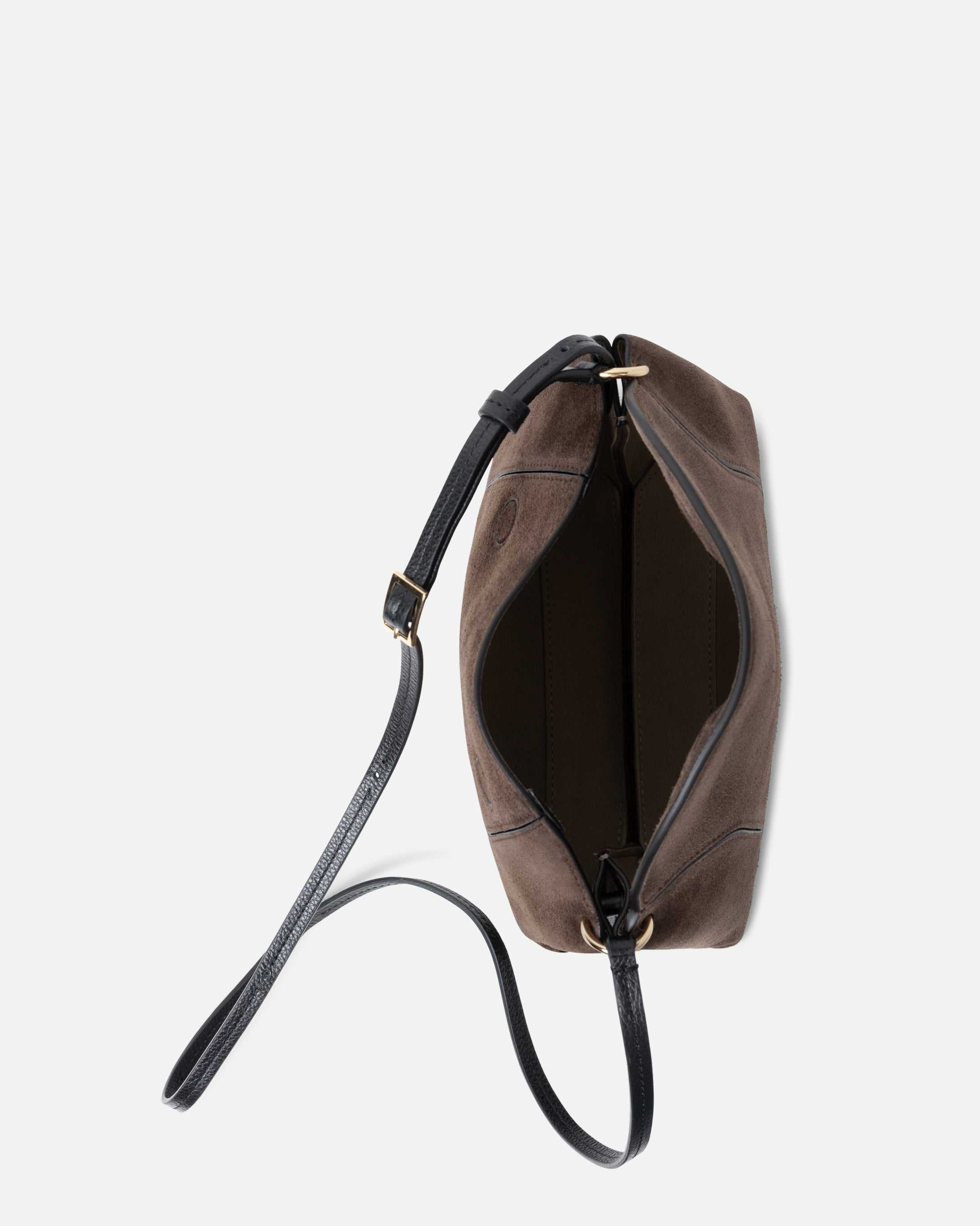 Penelope Slouch Bag - Palissander Suede
