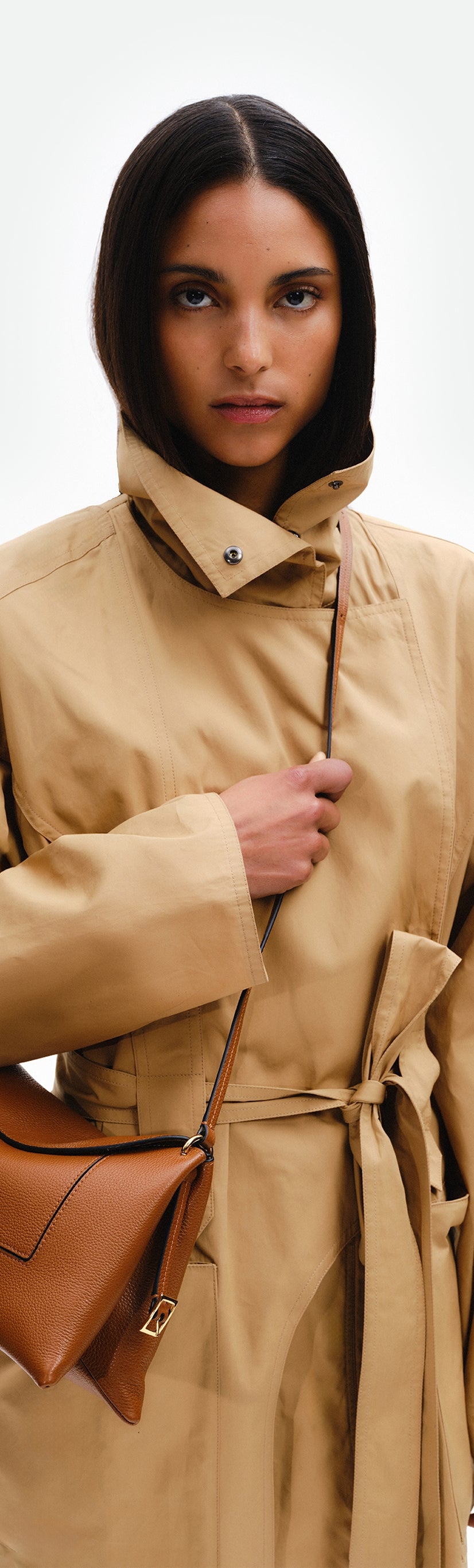 Penelope Slouch Bag - Tan Crust