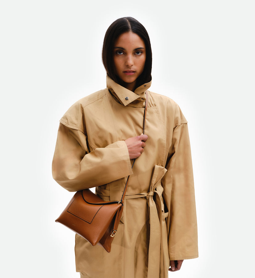 Penelope Slouch Bag - Tan Crust