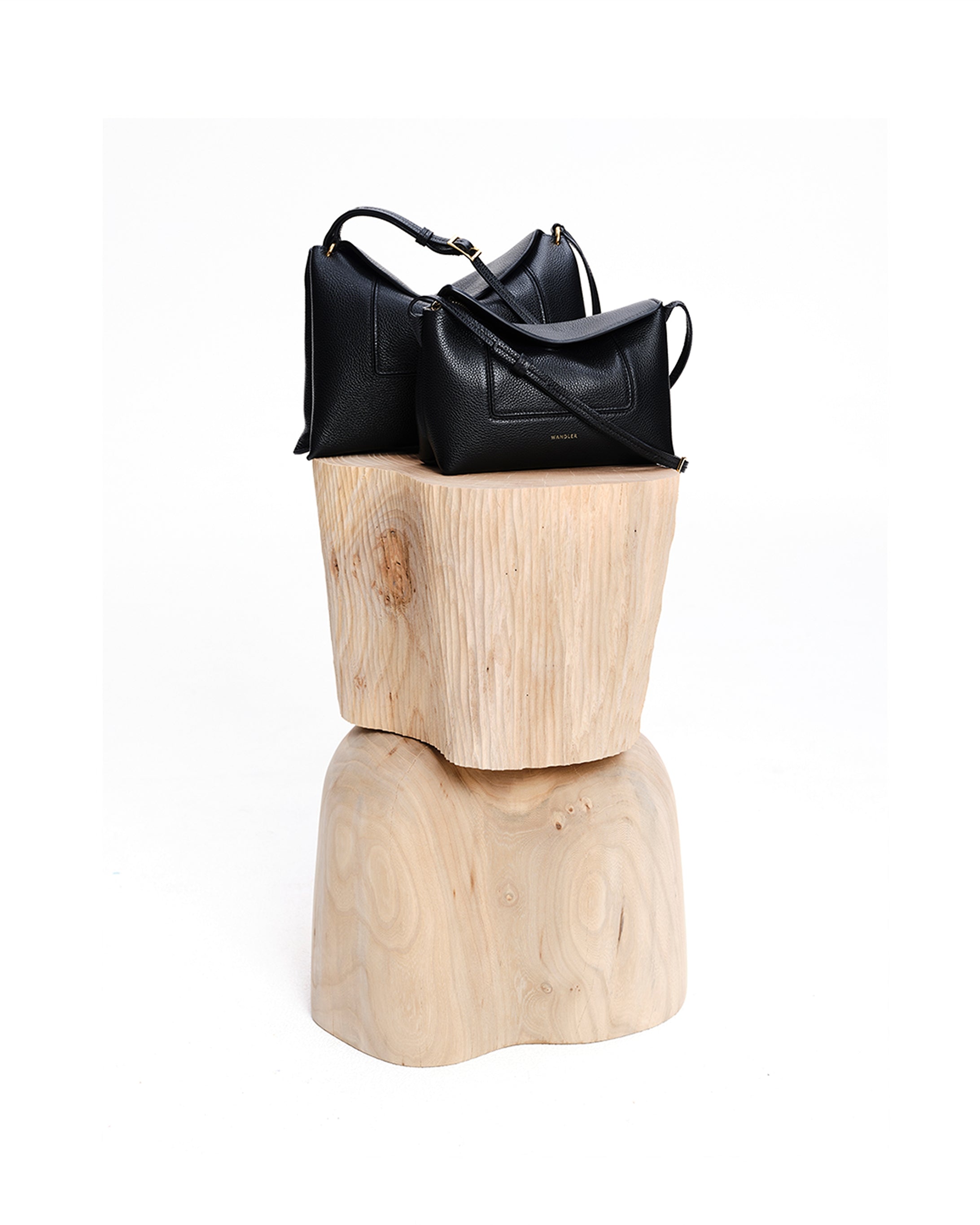 Penelope Slouch Bag - Black Crust