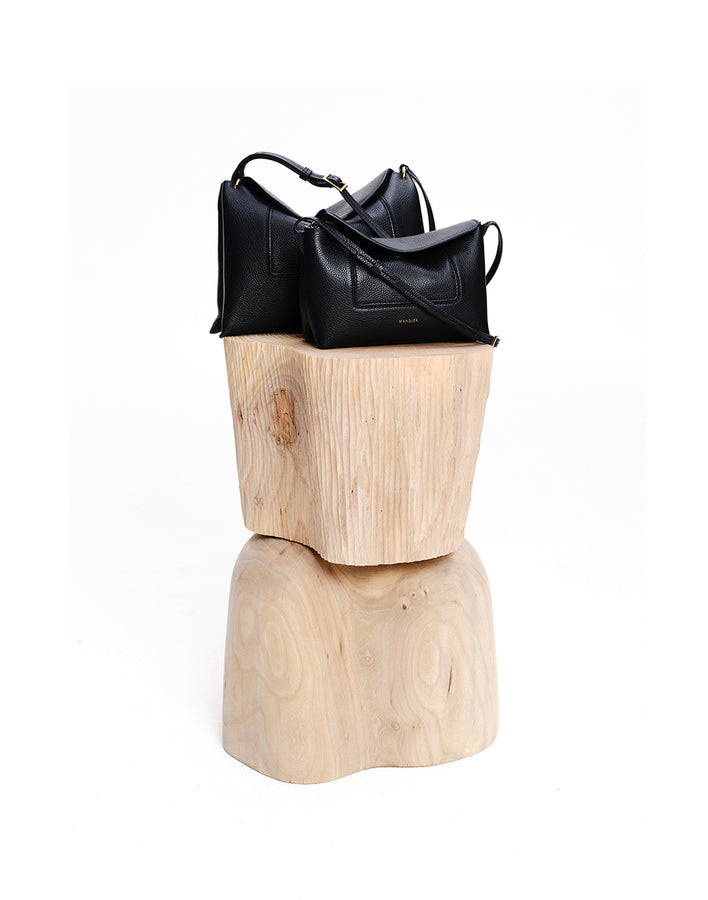 Penelope Slouch Bag - Black Crust