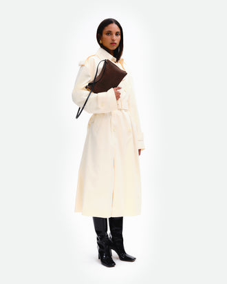 Penelope Slouch Bag - Palissander Suede