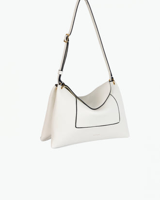 Penelope Slouch Bag - White Crust
