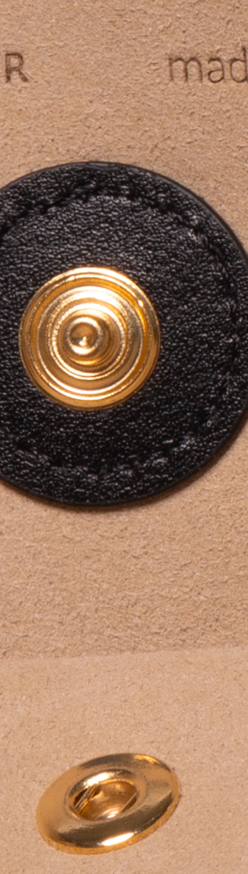 Penny Tote - Black Suede / Black