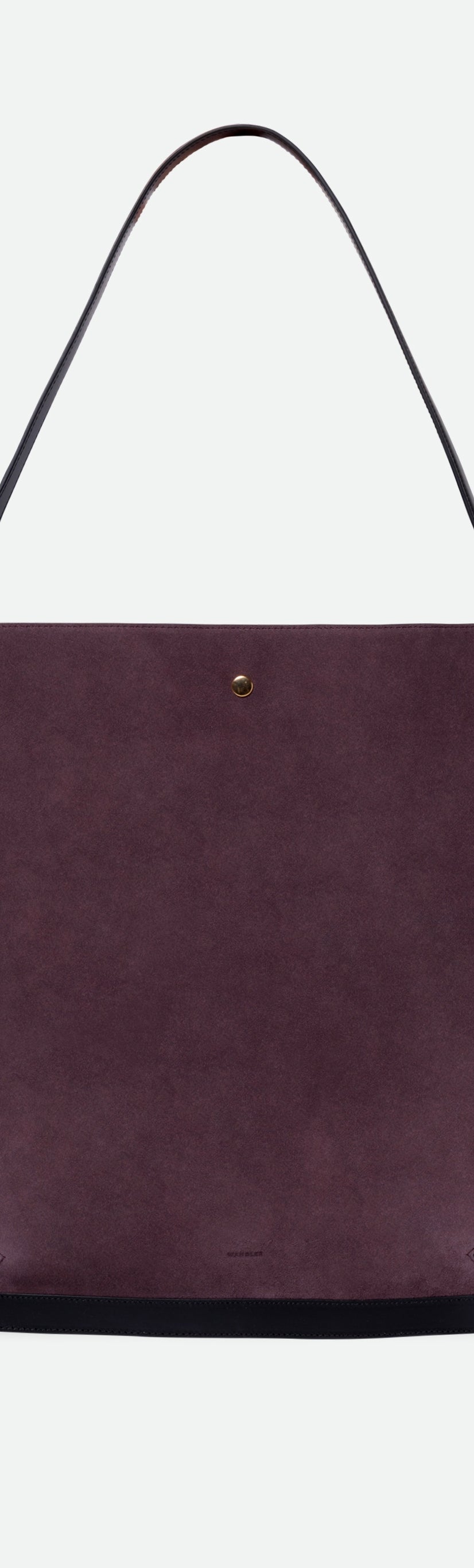 Penny Tote - Grape Suede / Black