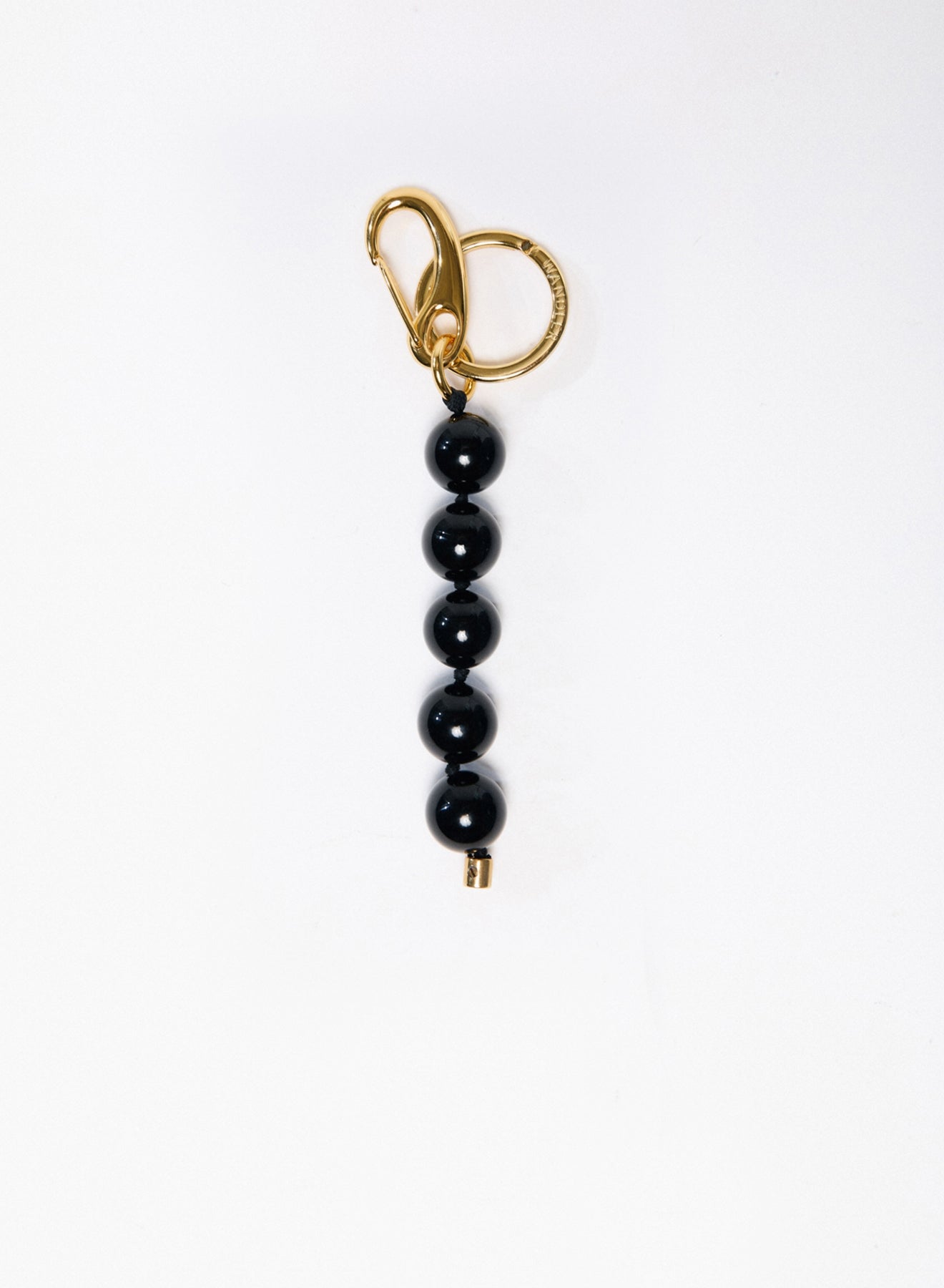 Bag Charm Beads - Black Onyx