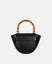 Hortensia Bag Mini - Black / Brown Bamboo
