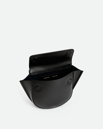 Hortensia Bag Mini - Black / Brown Bamboo
