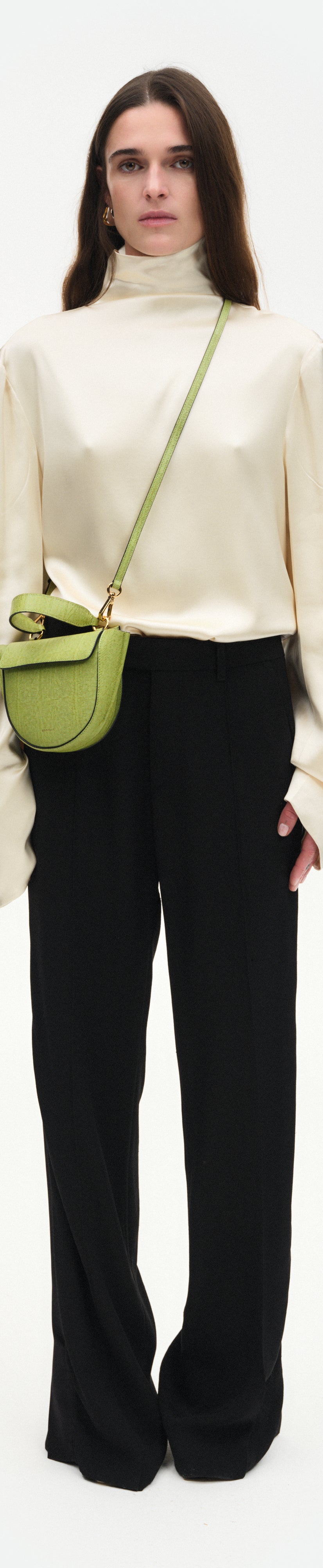 Hortensia Bag Piccola - Lime Lizzard