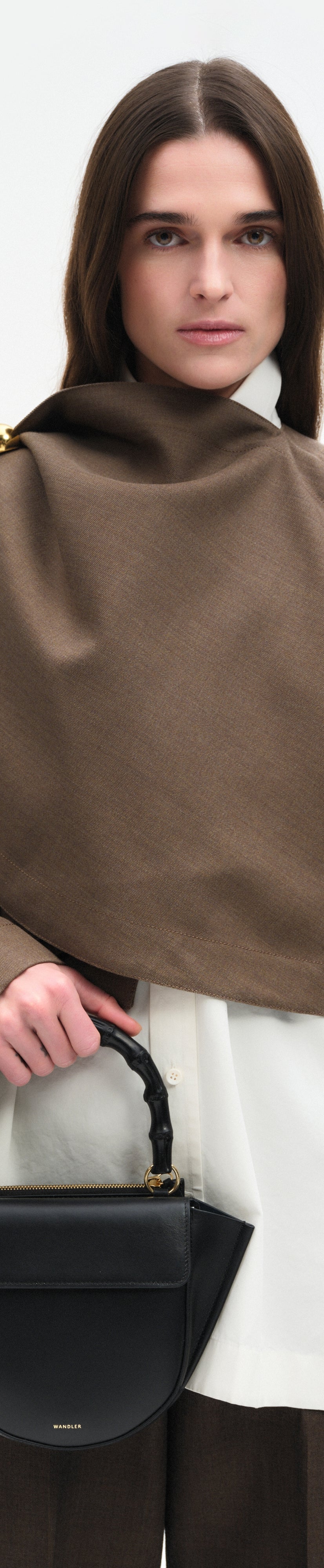 Hortensia Bag Mini - Black / Bamboo