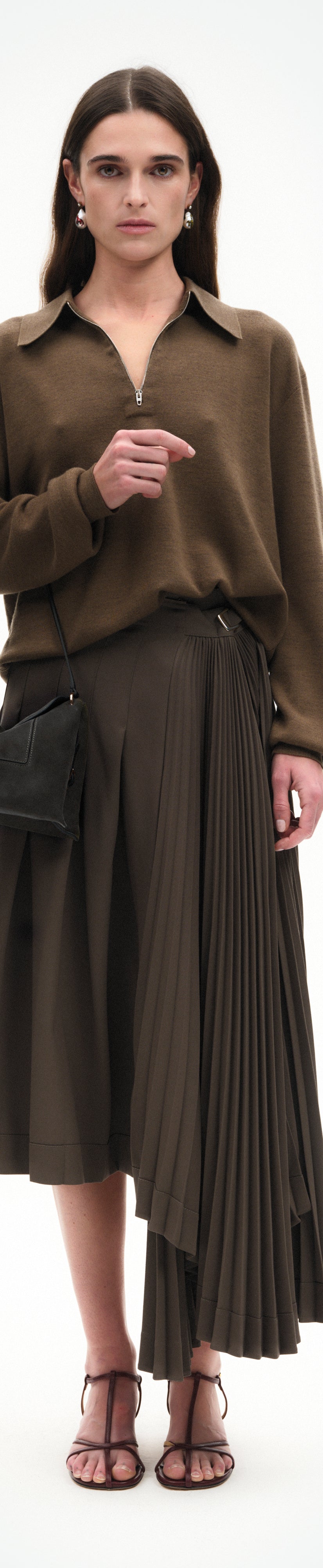 Penelope Slouch Bag - Space Suede