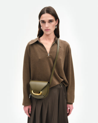 Veneto Crossbody Small - Deep Olive