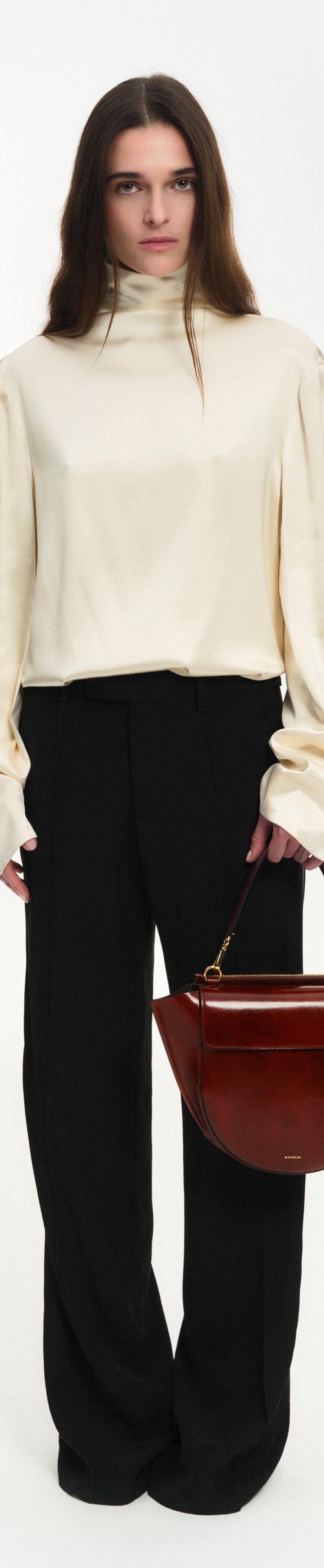 Hortensia Bag Medium - Palissander Glaze