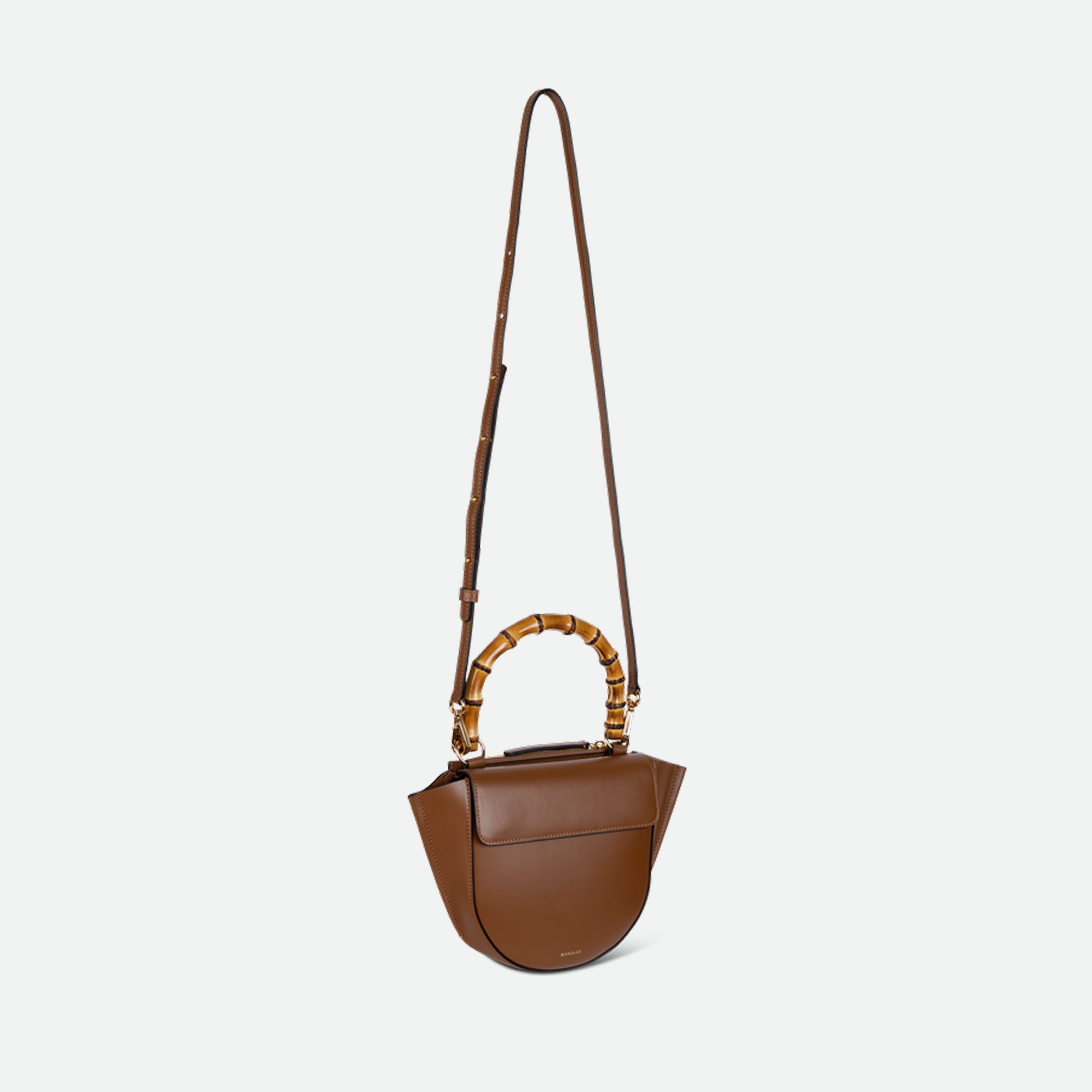 Hortensia Bag Mini - Saddle / Bamboo – Wandler.com