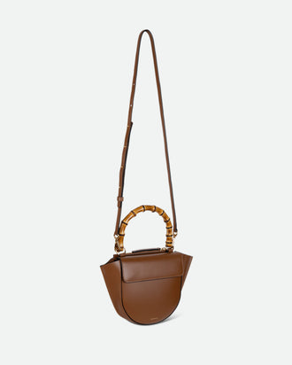 Hortensia Bag Mini - Saddle / Bamboo