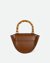 Hortensia Bag Mini - Saddle / Bamboo