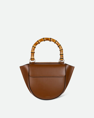 Hortensia Bag Mini - Saddle / Bamboo