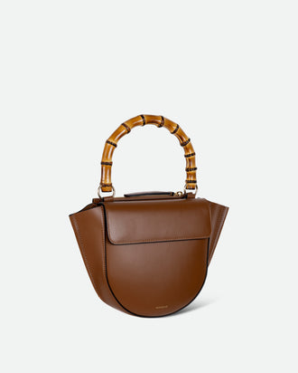 Hortensia Bag Mini - Saddle / Bamboo