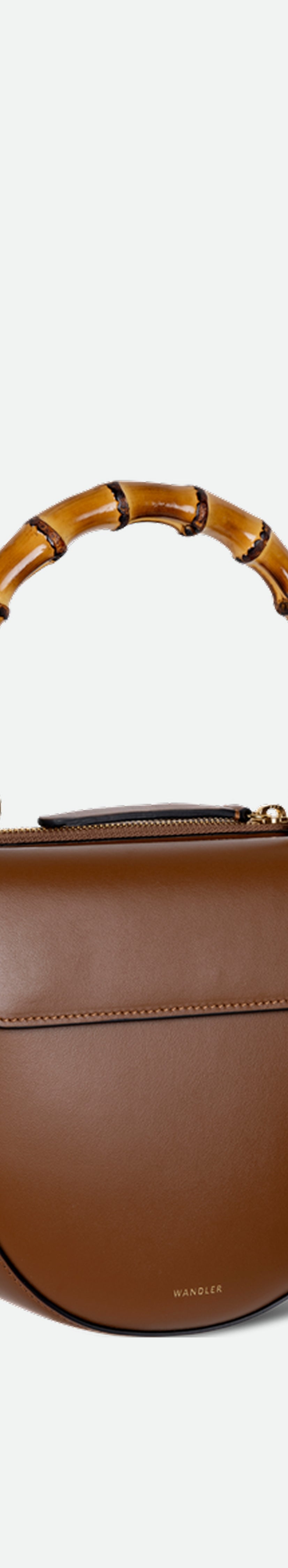 Hortensia Bag Mini - Saddle / Bamboo