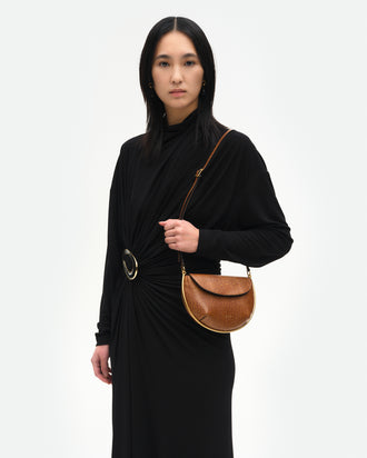 Kate Mini Crossbody - Tabacco Lizzard