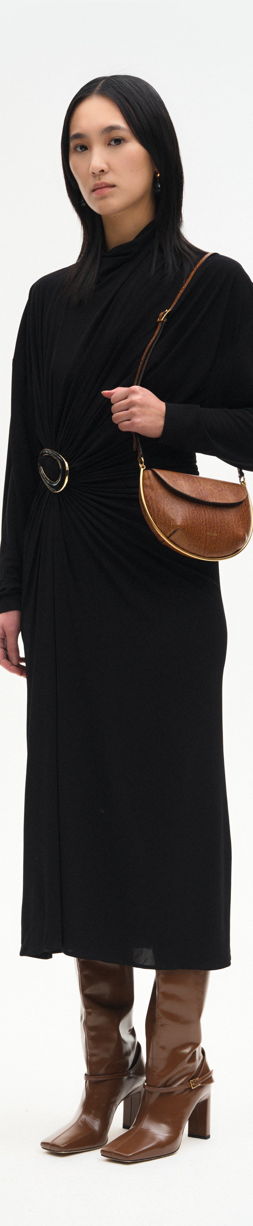 Kate Mini Crossbody - Tabacco Lizzard