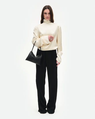 Penelope Slouch Bag - Black Crust