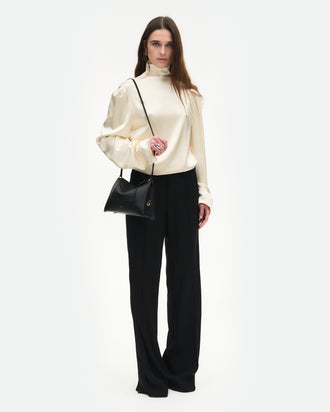 Penelope Slouch Bag - Black Crust