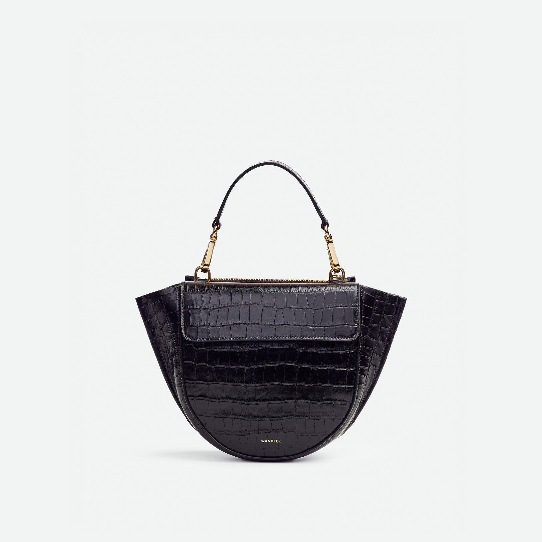 Hortensia Bag Mini - Soil Croco