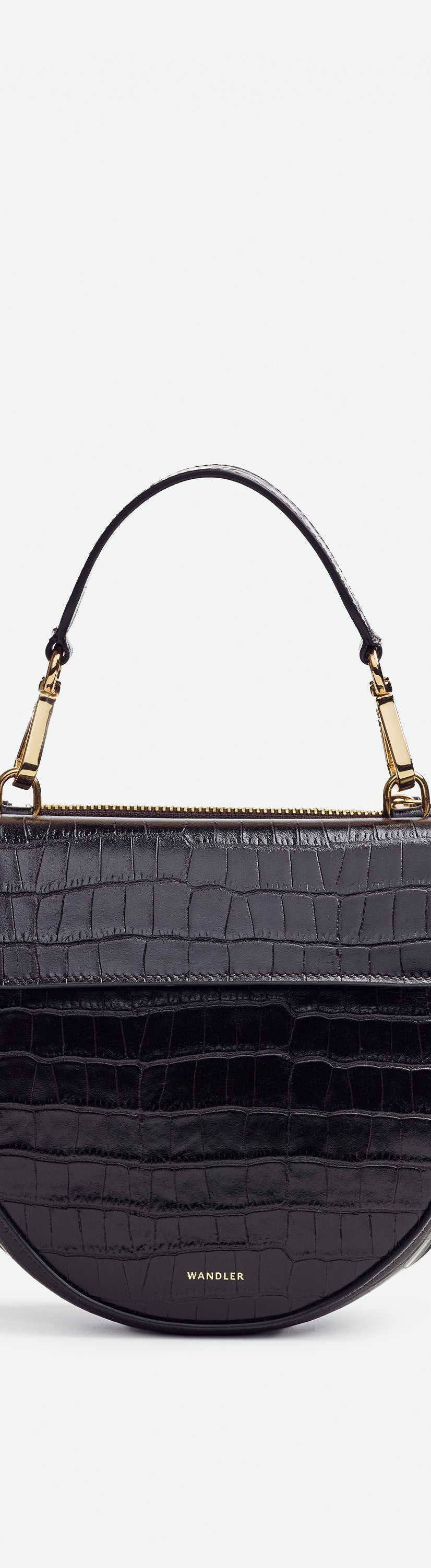 Hortensia Bag Mini - Soil Croco
