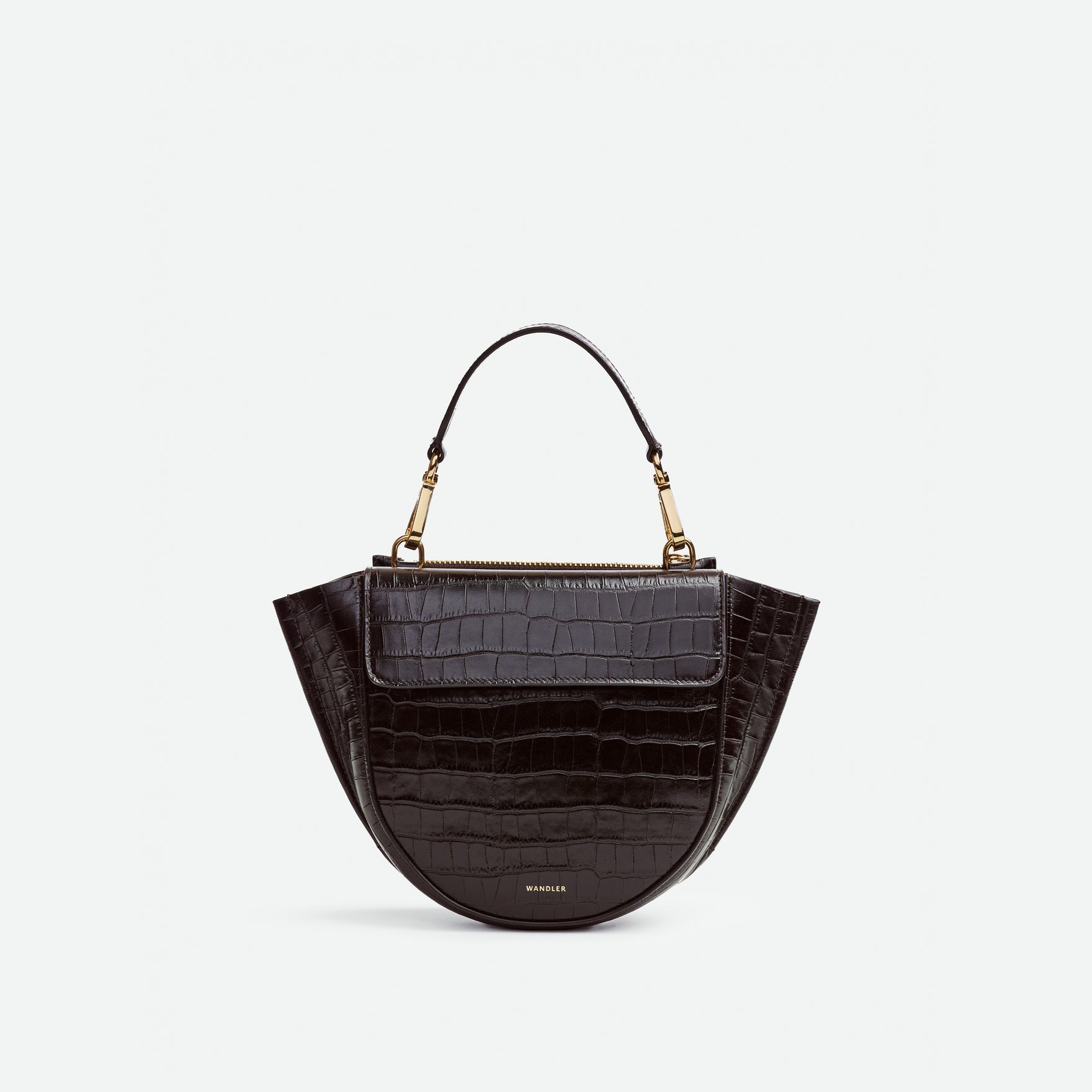 Hortensia Bag Mini - Soil Croco