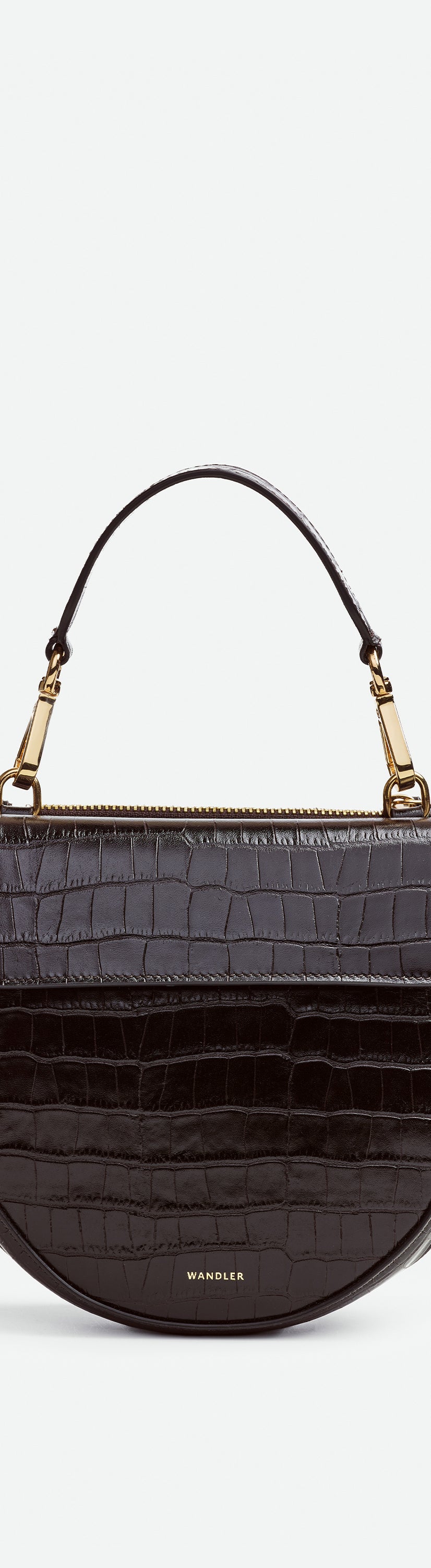 Hortensia Bag Mini - Soil Croco