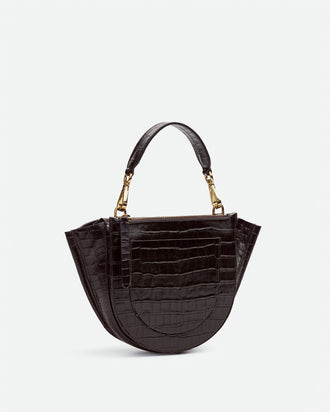 Hortensia Bag Mini - Soil Croco