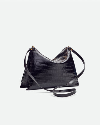 Penelope Tote Small - Soil Croco