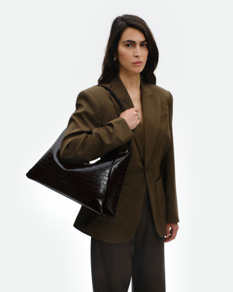 Penelope Tote - Soil Croco