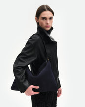 Penelope Tote - Orion Suede / Black