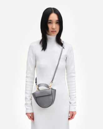 Hortensia Bag Piccola - Grey Lizzard