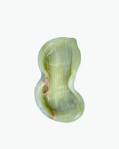 Kleine Erdnussschale - Verde Onyx
