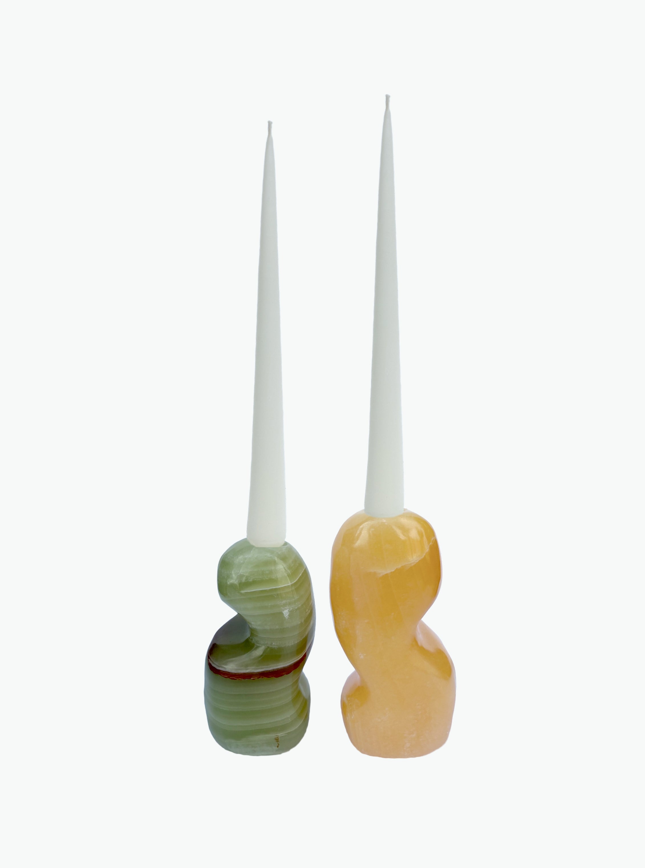 PRE ORDER Peanut Candle Holder Set - Verde / Honey
