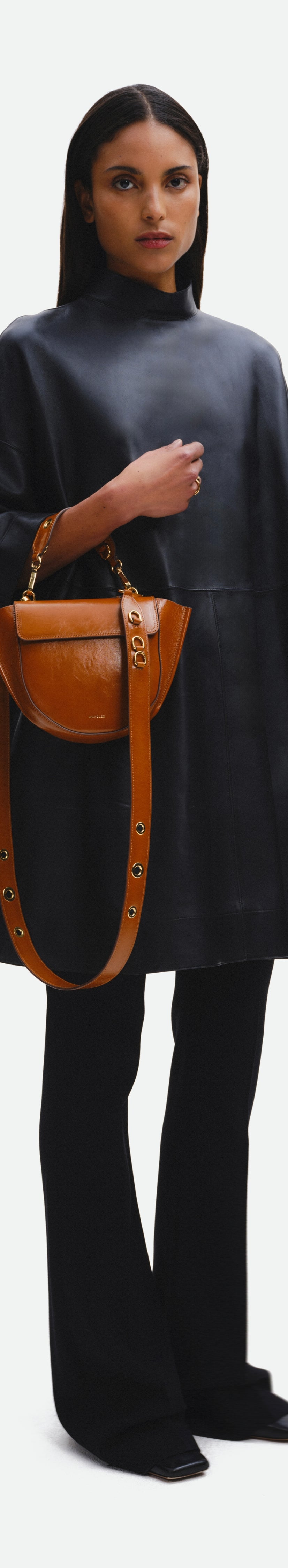 Hortensia Bag Mini Eyelets - Cognac