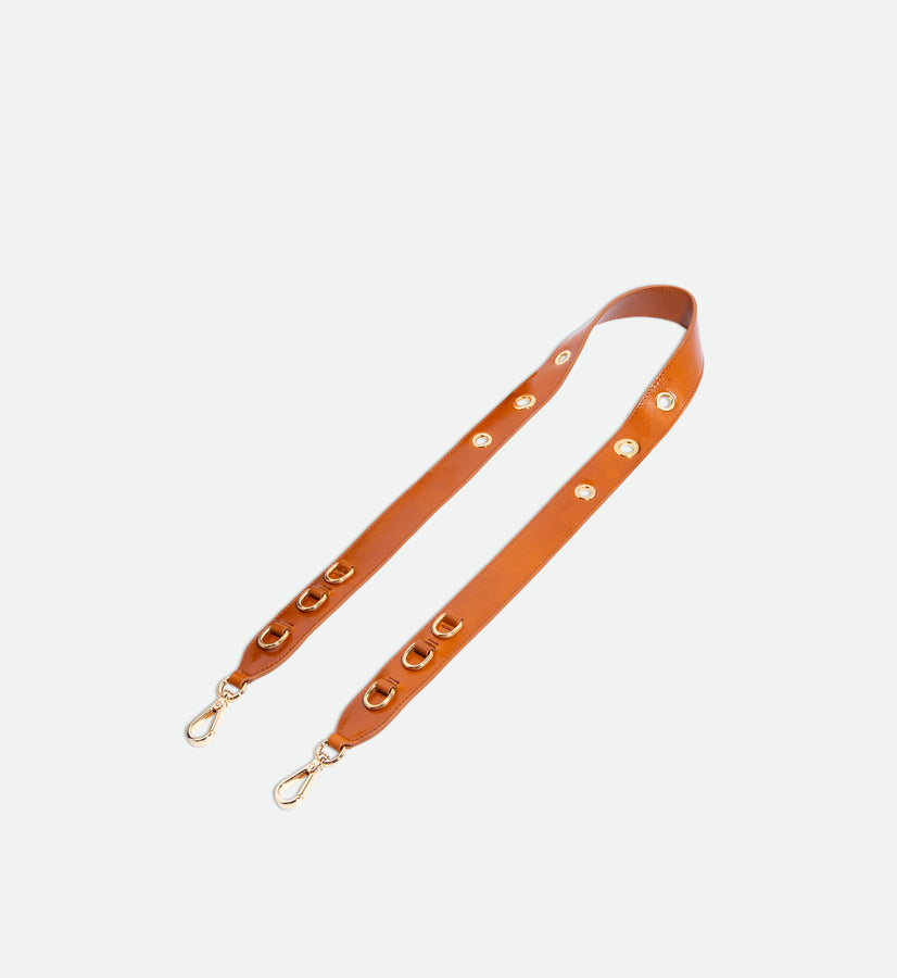 Strap Set  Hortensia Mini / Eyelets - Cognac