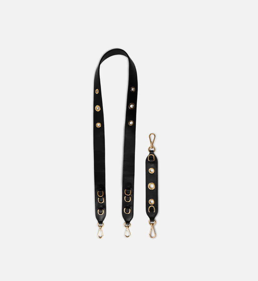 Strap Set  Hortensia Mini / Eyelets - Black