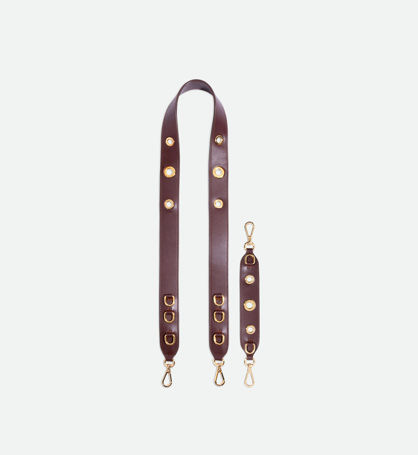 Strap Set  Hortensia Mini / Eyelets - Pecan