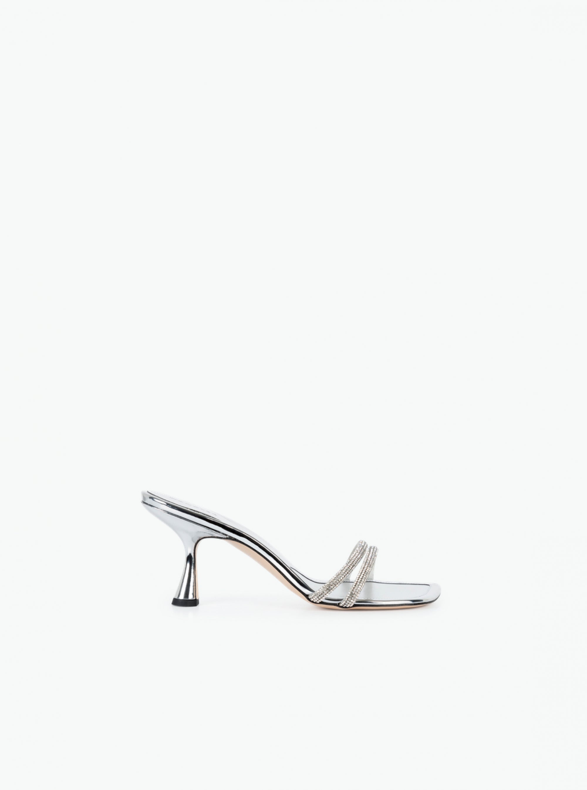 Julio Strass Sandal - Silver