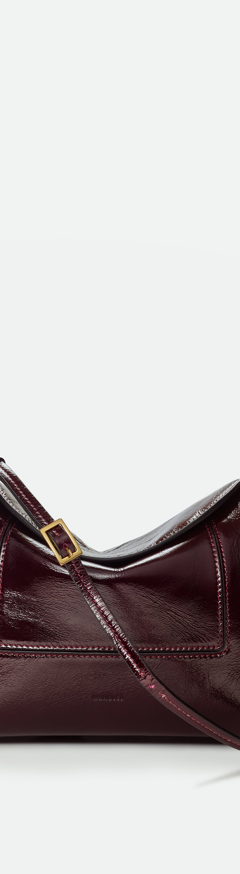 Penelope Slouch Bag - Oxblood Glaze