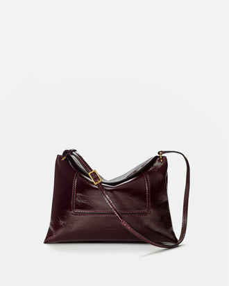 Penelope Slouch Bag - Oxblood Glaze