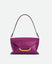 Wandler Veneto Shoulder Bag Small in the color Cobra, made from Italian calf leather with oversized golden clasp hardware, structured silhouette, front view.
